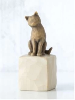 Willow Tree Figurine - Love My Cat (Darker Cat)