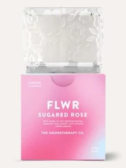 The Aromatherapy Co. FLWR Candle 100g - Sugared Rose