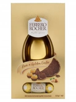 Ferrero Rocher Milk Chocolate And Hazelnut Boxed Egg 143g