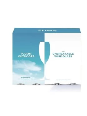 Plumm Outdoors Sparkling Unbreakable Wine Glasses, Set Of 4 - Image 3